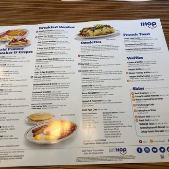 IHOP - Menue - Breakfast & Brunch Near Me - Miami, Florida
