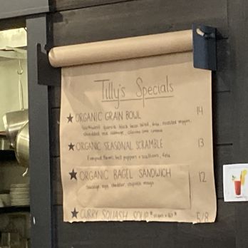 Tilly's - Specials - Coffee & Tea Near Me - Rhinelander, Wisconsin