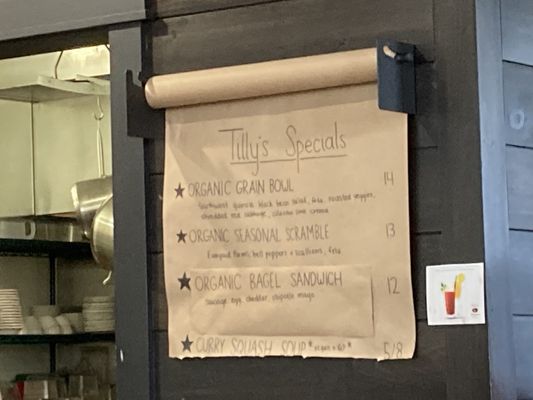 Menu photo 2 Tilly's Rhinelander, WI