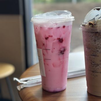 Starbucks - two drinks sitting on a table - Coffee & Tea Near Me - Loma Linda, California Starbucks - two drinks sitting on a table - Coffee & Tea Near Me - Loma Linda, California