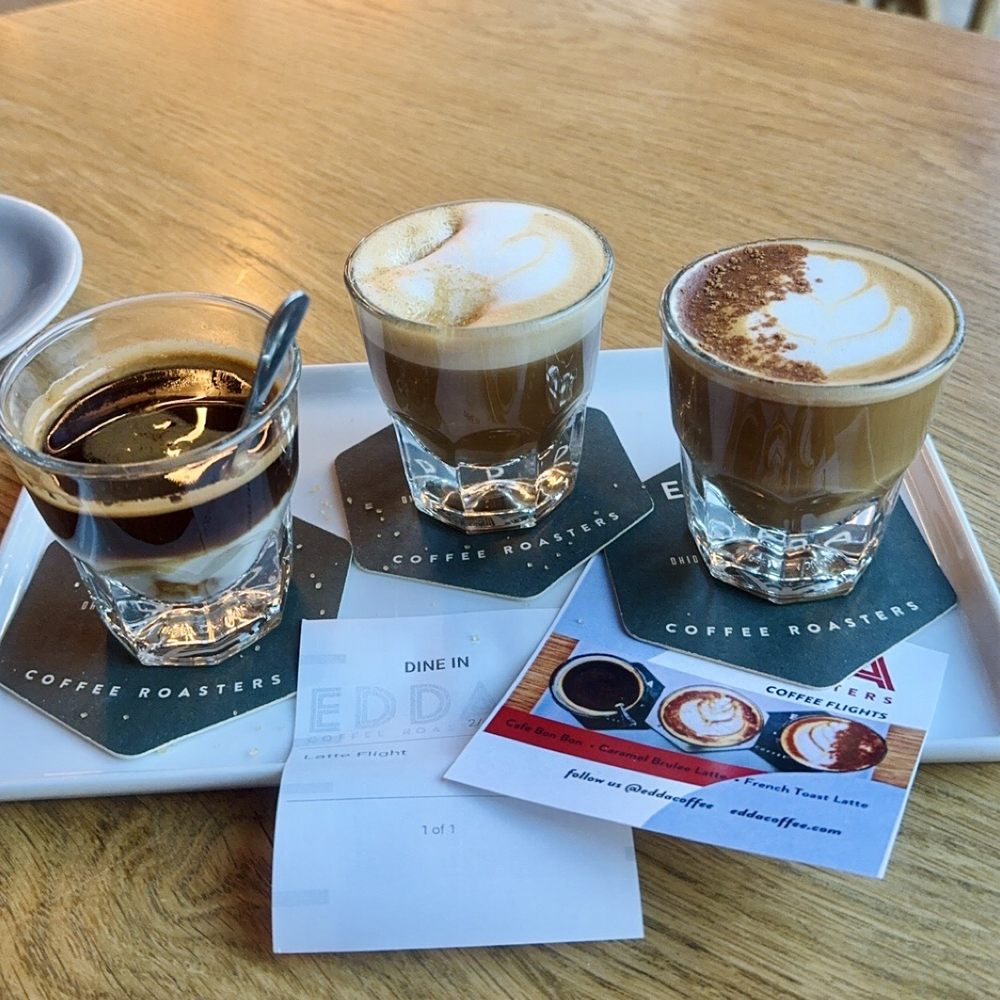 Edda Coffee Roasters - Coffee Flight - Coffee & Tea Near Me - Cleveland, Ohio Edda Coffee Roasters - Coffee Flight - Coffee & Tea Near Me - Cleveland, Ohio