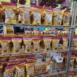 They have a variety of nuts