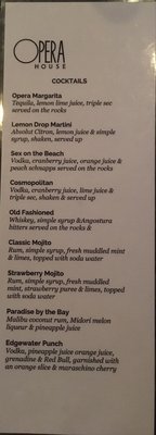 Menu photo 7 Opera House Miami, FL