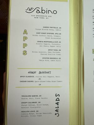 Menu photo 3 San Sabino New York, NY Menu photo 3 San Sabino New York, NY