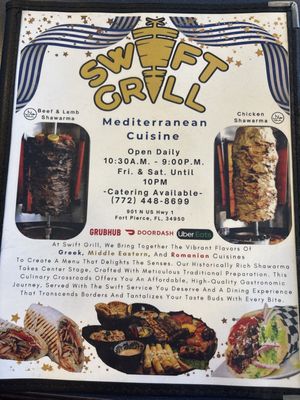 Menu photo 1 Swift Grill Fort Pierce, FL