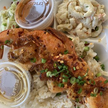 Ai Pono Cafe - Muay Thai Garlic Shrimp plate! For the WIN! - Asian Fusion Near Me - Costa Mesa, California Ai Pono Cafe - Muay Thai Garlic Shrimp plate! For the WIN! - Asian Fusion Near Me - Costa Mesa, California