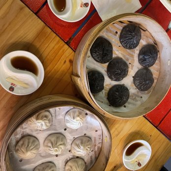Chiho Bistro - Traditional Soup Dumplings (7) -Truffle Pork Soup Dumplings - - Noodles Near Me - Seattle, Washington