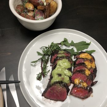 Whoa Nelly Catering - grilled Denver steak with choice of green herb butter or smoky Berbere butter - Caterers Near Me Whoa Nelly Catering - grilled Denver steak with choice of green herb butter or smoky Berbere butter - Caterers Near Me