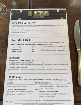 Menu photo 2 The Mexicano Phoenix, AZ