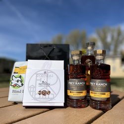 Frey Ranch Farmers + Distillers - Got here early enough for the coffee!!