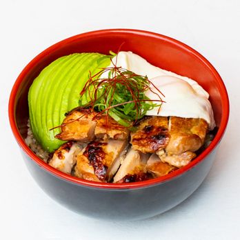 Warude - Teriyaki Chicken Bowl with Sunny Side Up and Avocado - Tacos Near Me - Brooklyn, New York