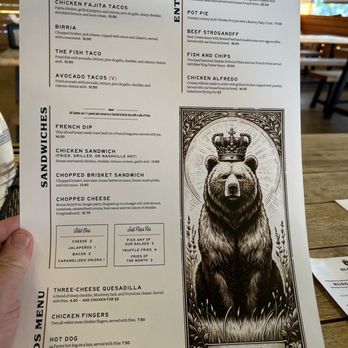 Bear King Brewing Co. - 2024-25 menu - Breweries Near Me - Marble Falls, Texas Bear King Brewing Co. - 2024-25 menu - Breweries Near Me - Marble Falls, Texas
