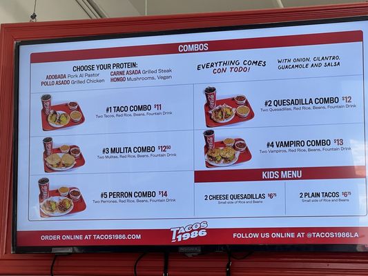 Menu photo 2 Tacos 1986 Santa Monica, CA Menu photo 2 Tacos 1986 Santa Monica, CA