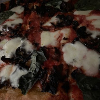 Teglia Pizza Bar - Margarita Pie with mushrooms. - Pizza Near Me - Montclair, New Jersey Teglia Pizza Bar - Margarita Pie with mushrooms. - Pizza Near Me - Montclair, New Jersey