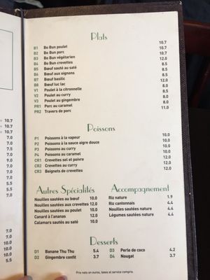 Menu photo 2 Thu Thu 8 Paris, 75 Menu photo 2 Thu Thu 8 Paris, 75