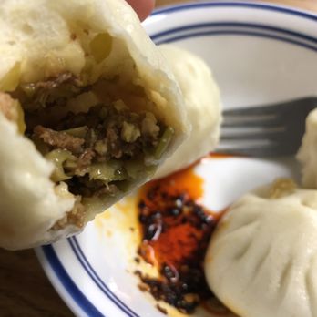 Danacious Dumpling - Pork with sour pepper (kind of like chopped up pepperoncini?) - Noodles Near Me - San Jose, California