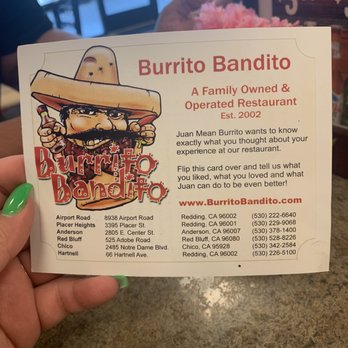 Burrito Bandito - Red Bluff - Mexican Near Me - Red Bluff, California Burrito Bandito - Red Bluff - Mexican Near Me - Red Bluff, California