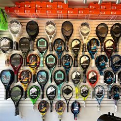 Santa Monica Tennis Center - We have a full range of rackets with the best offerings from HEAD, Babolat, Wilson, Solinco, and Yonex