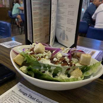 Moonshine Deck - Wedge salad (and "Singo Bingo") - American Near Me - Houston, Texas