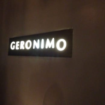 Geronimo - Signage - French Near Me - Santa Fe, New Mexico