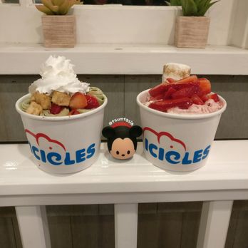 ICICLES - Matcha and Strawberry - Ice Cream & Frozen Yogurt Near Me - San Jose, California