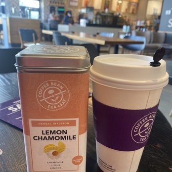 The Coffee Bean & Tea Leaf - Lemon chamomile tea bags, lemon chamomile tea latte - Coffee & Tea Near Me - Diamond Bar, California The Coffee Bean & Tea Leaf - Lemon chamomile tea bags, lemon chamomile tea latte - Coffee & Tea Near Me - Diamond Bar, California