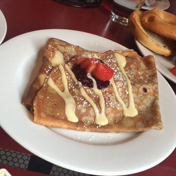 Cafe Conti - Mixed Berries and Crème Anglaise Crêpe - Breakfast & Brunch Near Me - New Orleans, Louisiana Cafe Conti - Mixed Berries and Crème Anglaise Crêpe - Breakfast & Brunch Near Me - New Orleans, Louisiana