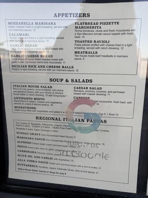 Menu photo 2 Jimmy D’s Spaghetti Joint Grover Beach, CA
