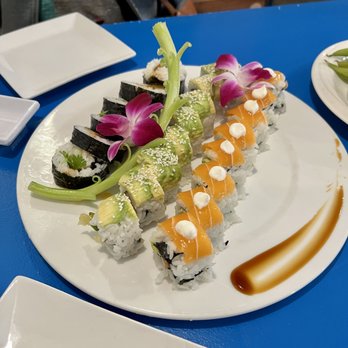 The Sushi Samurai - Tofu, avocado, and "salmon" rolls. - Sushi Bars Near Me - Seattle, Washington