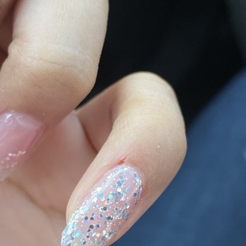 Twee's Nails - Close up on the spot where she cut me. - Nail Salons Near Me - Crystal Lake, Illinois Twee's Nails - Close up on the spot where she cut me. - Nail Salons Near Me - Crystal Lake, Illinois