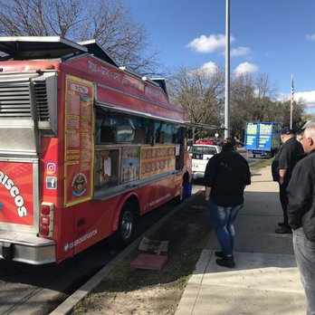 Tacos Y Mariscos El Sabroso - a red food truck - Food Trucks Near Me Tacos Y Mariscos El Sabroso - a red food truck - Food Trucks Near Me