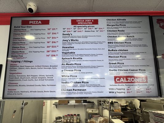 Menu photo 4 Uncle Joey's Pizza & Grill La Mesa, CA Menu photo 4 Uncle Joey's Pizza & Grill La Mesa, CA