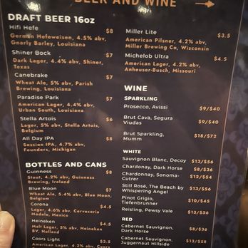 Blue Ruin Speakeasy - Beer and Wine menu - Cocktail Bars Near Me - Metairie, Louisiana Blue Ruin Speakeasy - Beer and Wine menu - Cocktail Bars Near Me - Metairie, Louisiana