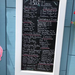 Summer menu