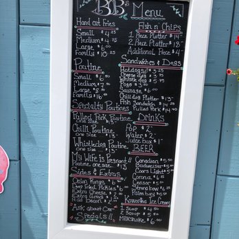 Bob's Fresh Cut Fries - Summer menu - Food Trucks Near Me - Merrickville, Ontario