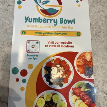 Yumberry Bowl - App to download - Acai Bowls Near Me - Rancho Cucamonga, California