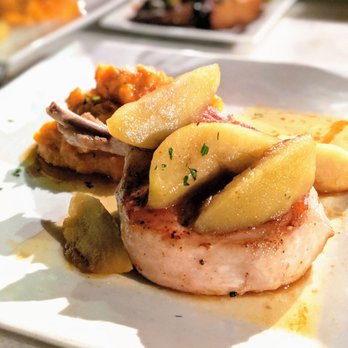 Café Amarcord - Berkshire Pork Chop - New American Near Me - Beacon, New York Café Amarcord - Berkshire Pork Chop - New American Near Me - Beacon, New York