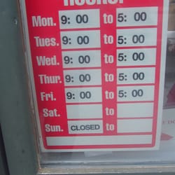 Fittings By Sheila - Business Hours