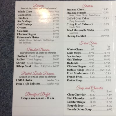 Menu photo 6 Shore Rd Market York, ME Menu photo 6 Shore Rd Market York, ME