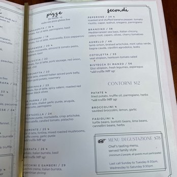 Oretta - Menu - Italian Near Me - Toronto, Ontario Oretta - Menu - Italian Near Me - Toronto, Ontario