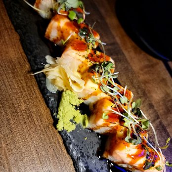 Saku Sushi - Salmon Avocado Pressed Sushi - Sushi Bars Near Me - Toronto, Ontario Saku Sushi - Salmon Avocado Pressed Sushi - Sushi Bars Near Me - Toronto, Ontario