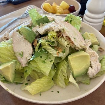 Flower Child - Avocado Caesar with added Chicken & fruit - Salad Near Me - Plano, Texas