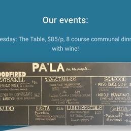 Daily menu