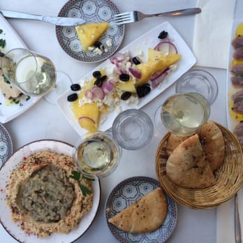 Kitchen 151 - Watermelon salad, hummus with green beans, ceviche of sardines and kefta with tahini. - Middle Eastern Near Me - Ixelles, BRU Kitchen 151 - Watermelon salad, hummus with green beans, ceviche of sardines and kefta with tahini. - Middle Eastern Near Me - Ixelles, BRU