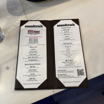 Soundtrack - Regular menu - Cocktail Bars Near Me - San Francisco, California Soundtrack - Regular menu - Cocktail Bars Near Me - San Francisco, California