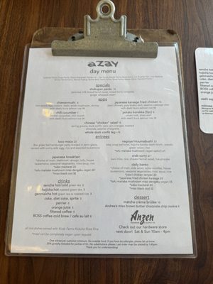 Menu photo 1 Azay Los Angeles, CA Menu photo 1 Azay Los Angeles, CA