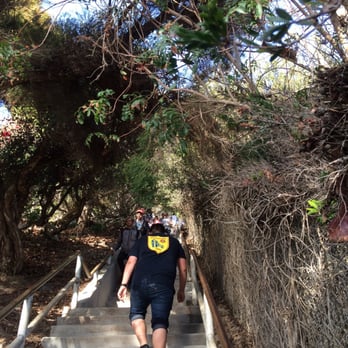 Thousand Steps Beach - Steep steps on the way back up. - Beaches Near Me - Laguna Beach, California
