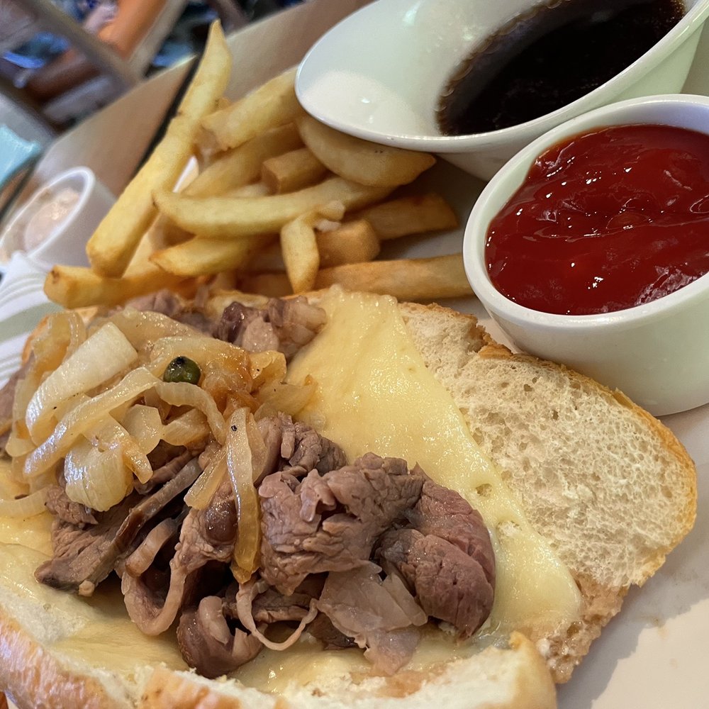 Keoki's Paradise - Tri tip steak sandwich - Seafood Near Me - Koloa, Hawaii Keoki's Paradise - Tri tip steak sandwich - Seafood Near Me - Koloa, Hawaii