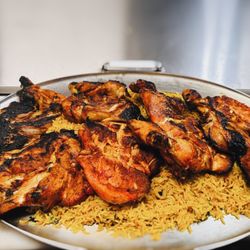 Hadramout Cafe - Who wouldn't crave grilled chicken over kebsa rice after this?