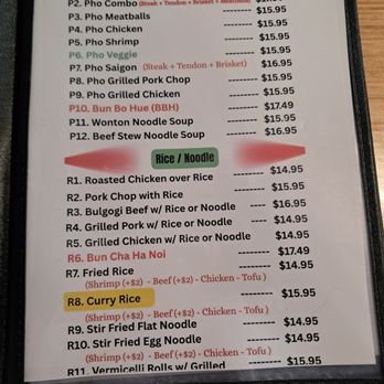 Saigon Pho - Menu - Vietnamese Near Me - Merritt Island, Florida